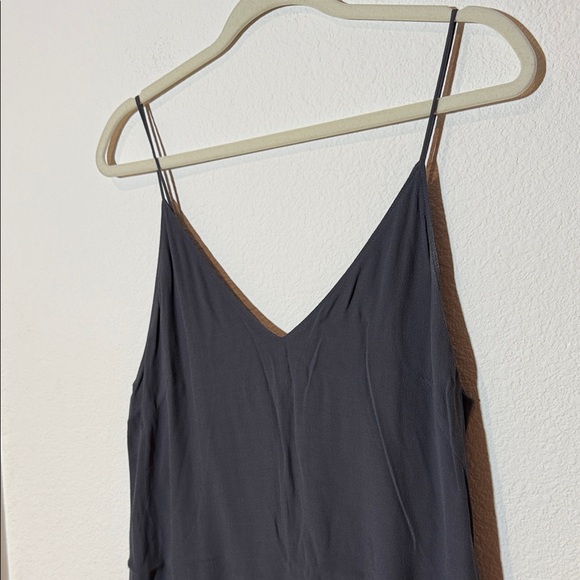 Wilfred Free Aritzia Charcoal Slip Dress - Picture 8 of 9